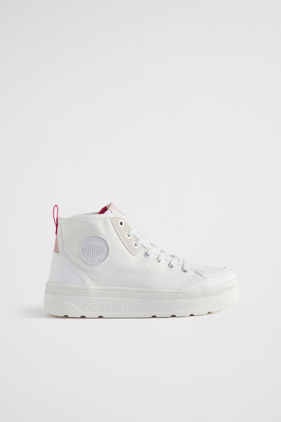 Palladium Pallasphalt Mid  White  hi-res