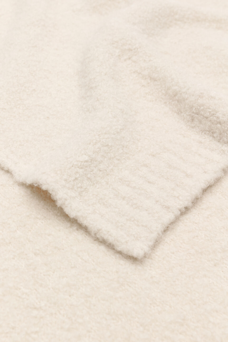 Boucle Scarf  Oat Marle