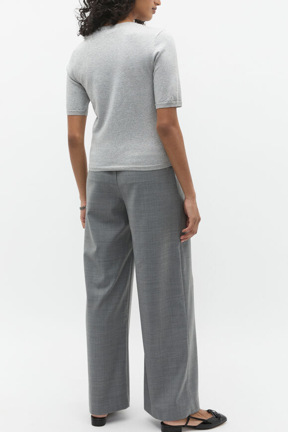 Lurex Knit Tee  Silver Lurex  hi-res