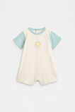 Sunny Tee Romper  Buttermilk  hi-res