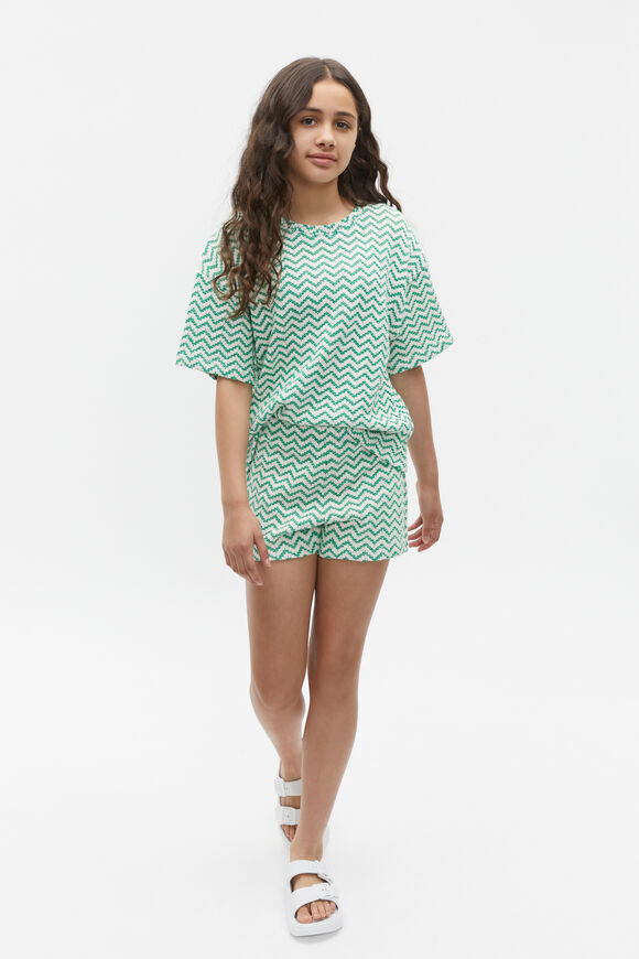 Zig Zag Tee  Jade Green  hi-res