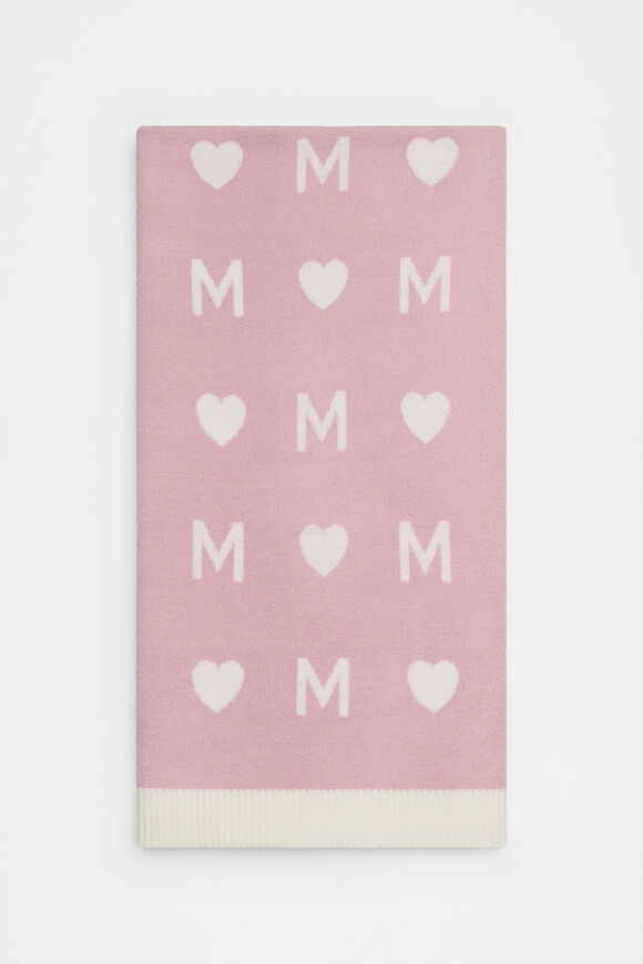 Heart Initial Blanket  M  hi-res