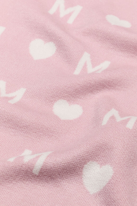 Heart Initial Blanket  M  hi-res