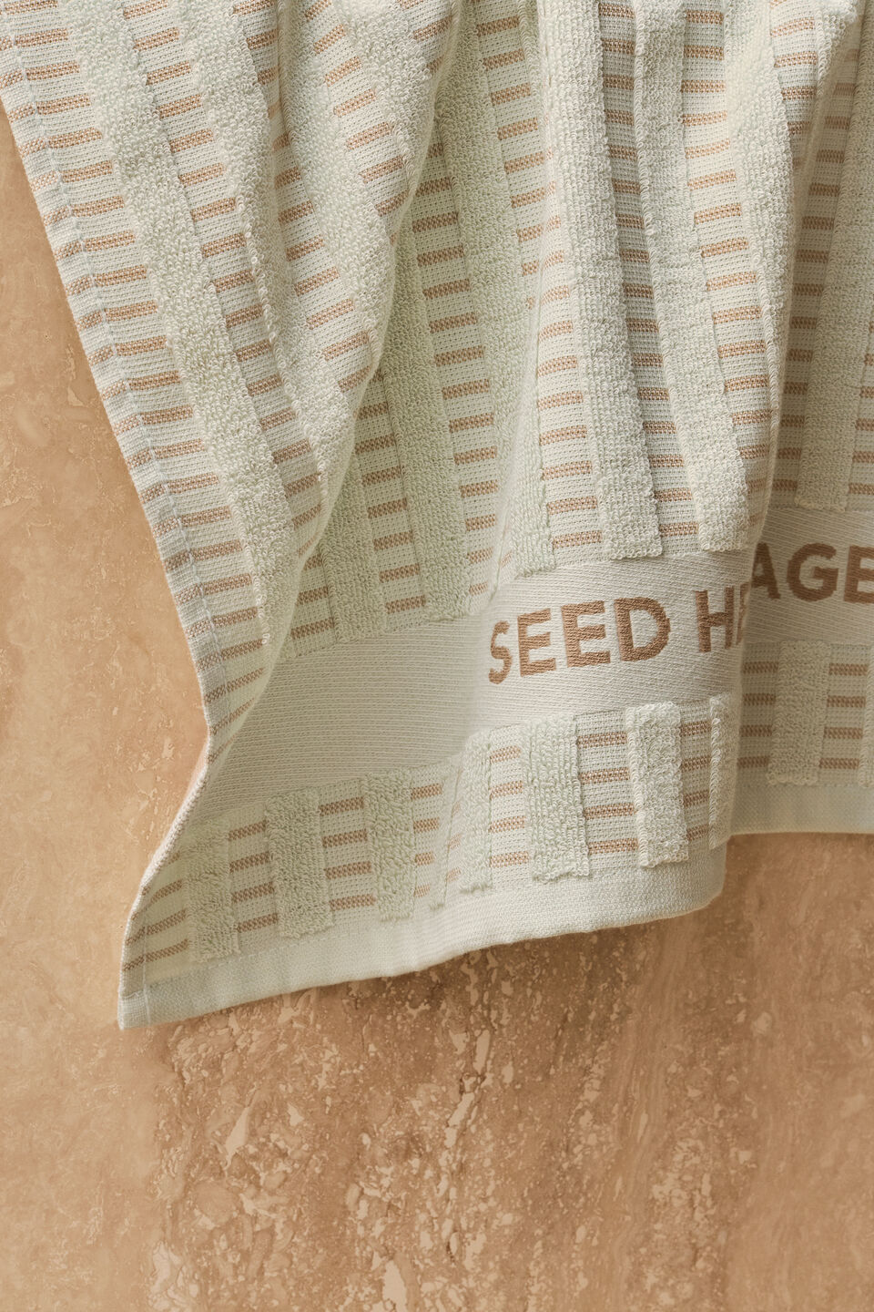 Textured Tea Towel  Mist