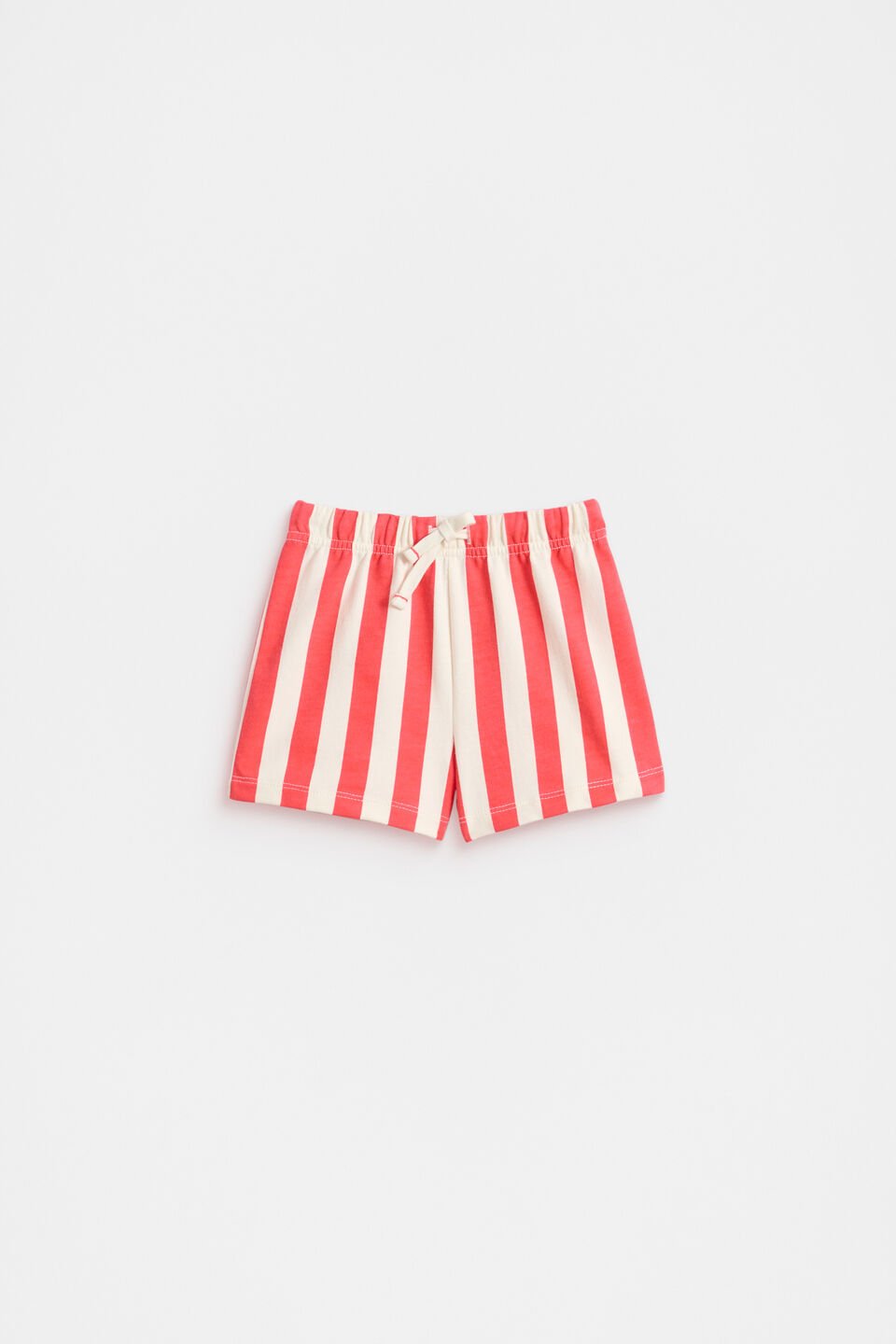 Core Stripe Logo Short  Strawberry Red