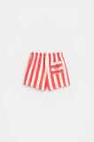 Core Stripe Logo Short  Strawberry Red  hi-res