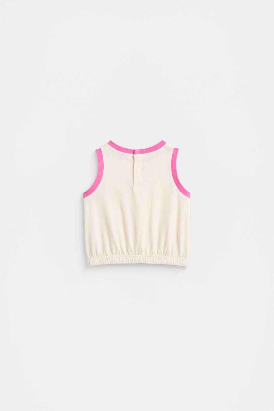 Retro Logo Tank  Vintage Cream