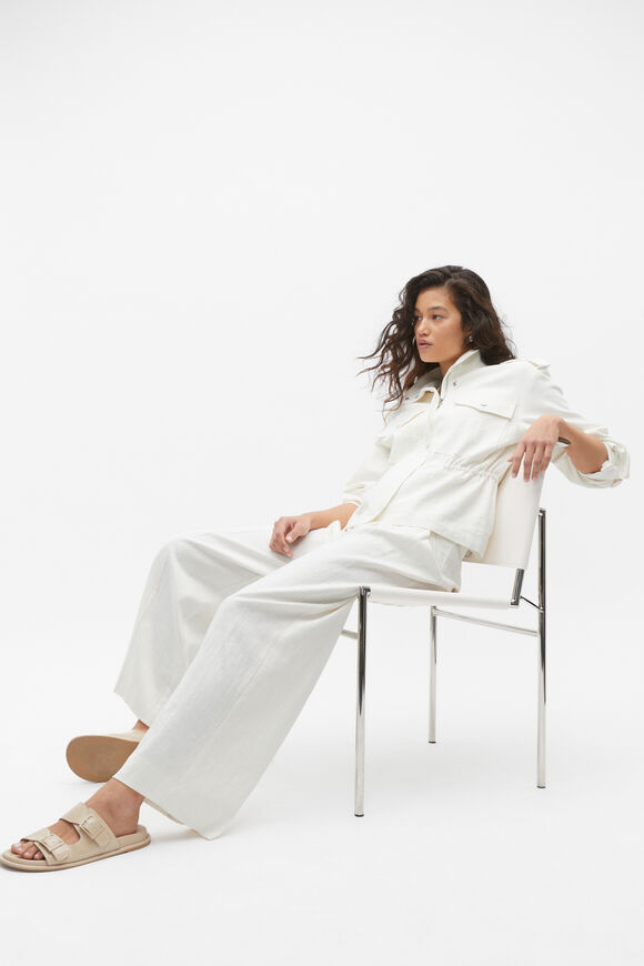 Textured Utility Jacket  Cloud Cream  hi-res