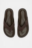 Piper Thong Sandal  Chocolate Suede  hi-res