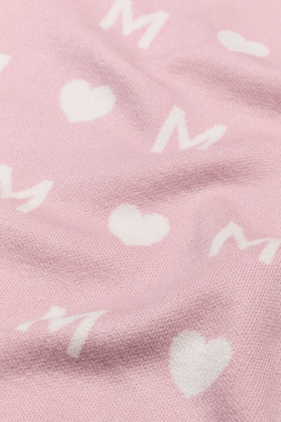 Heart Initial Blanket  M  hi-res