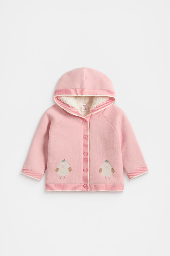 Chick Knit Cardigan  Rose Pink  hi-res