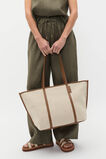 Trim Detail Tote  Deep Tan  hi-res
