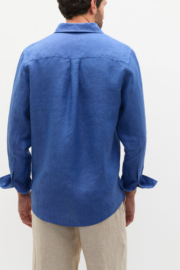 Linen Everyday Shirt  Cobalt  hi-res