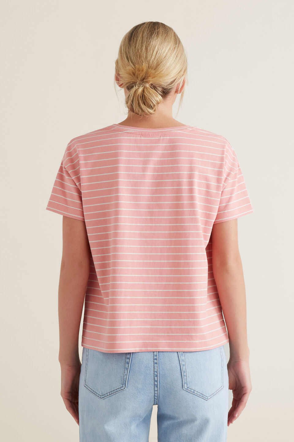 Boxy Split Hem Tee  