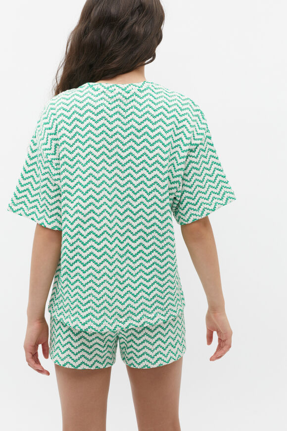 Zig Zag Tee  Jade Green  hi-res