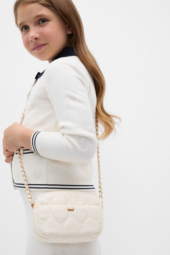 Quilted Heart Bag  Classic Cream  hi-res