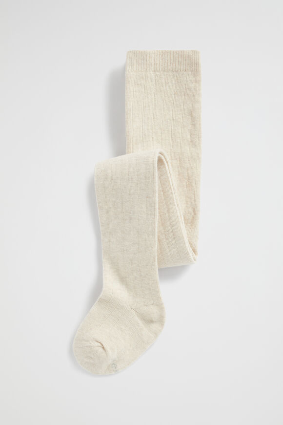 Rib Full Length Tight  Oat Marle  hi-res