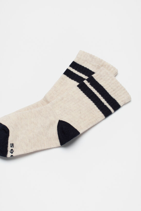 Stripe Sock  Navy  hi-res