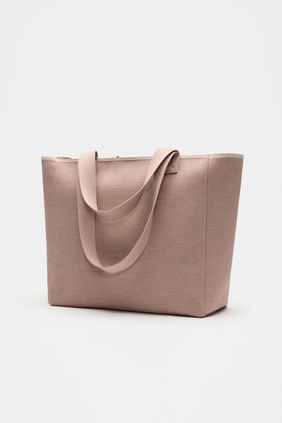 Knit Logo Tote  Amaretto  hi-res