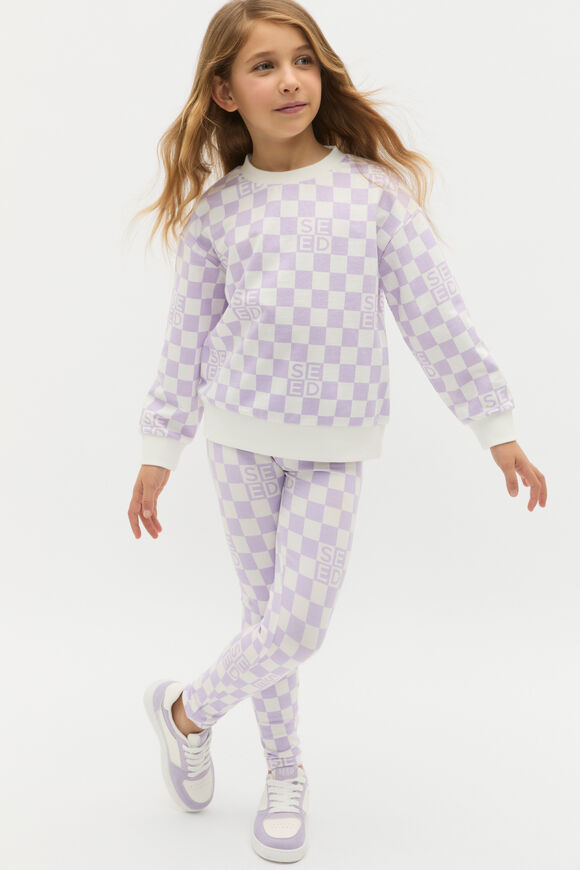 Check Logo Sweat  Lavender  hi-res