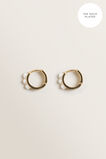 Fine Pearl Huggie Hoops  9  hi-res