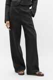 Simple Linen Pant  Black  hi-res