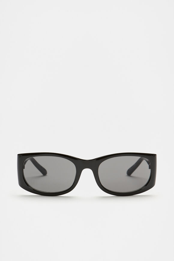 Lauryn Oval Sunglasses  Black  hi-res
