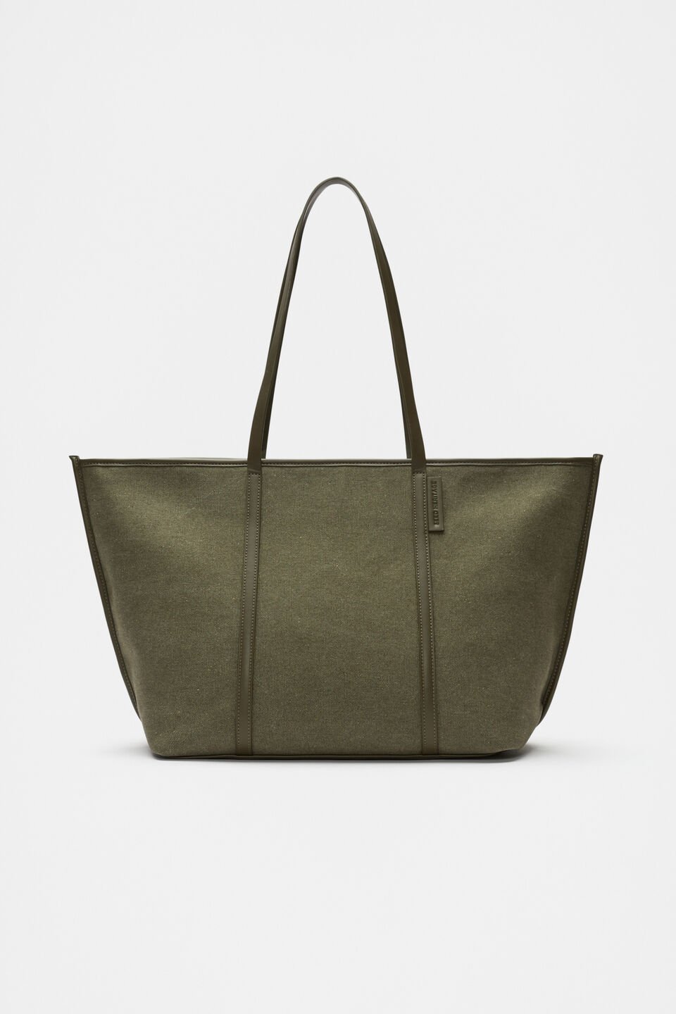 Trim Detail Tote  Olive Leaf