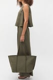 Trim Detail Tote  Olive Leaf  hi-res