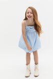 Satin Bubble Dress  Ice Blue  hi-res