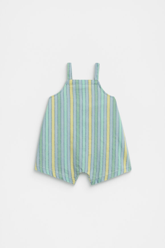 Chambray Stripe Overall  Multi  hi-res