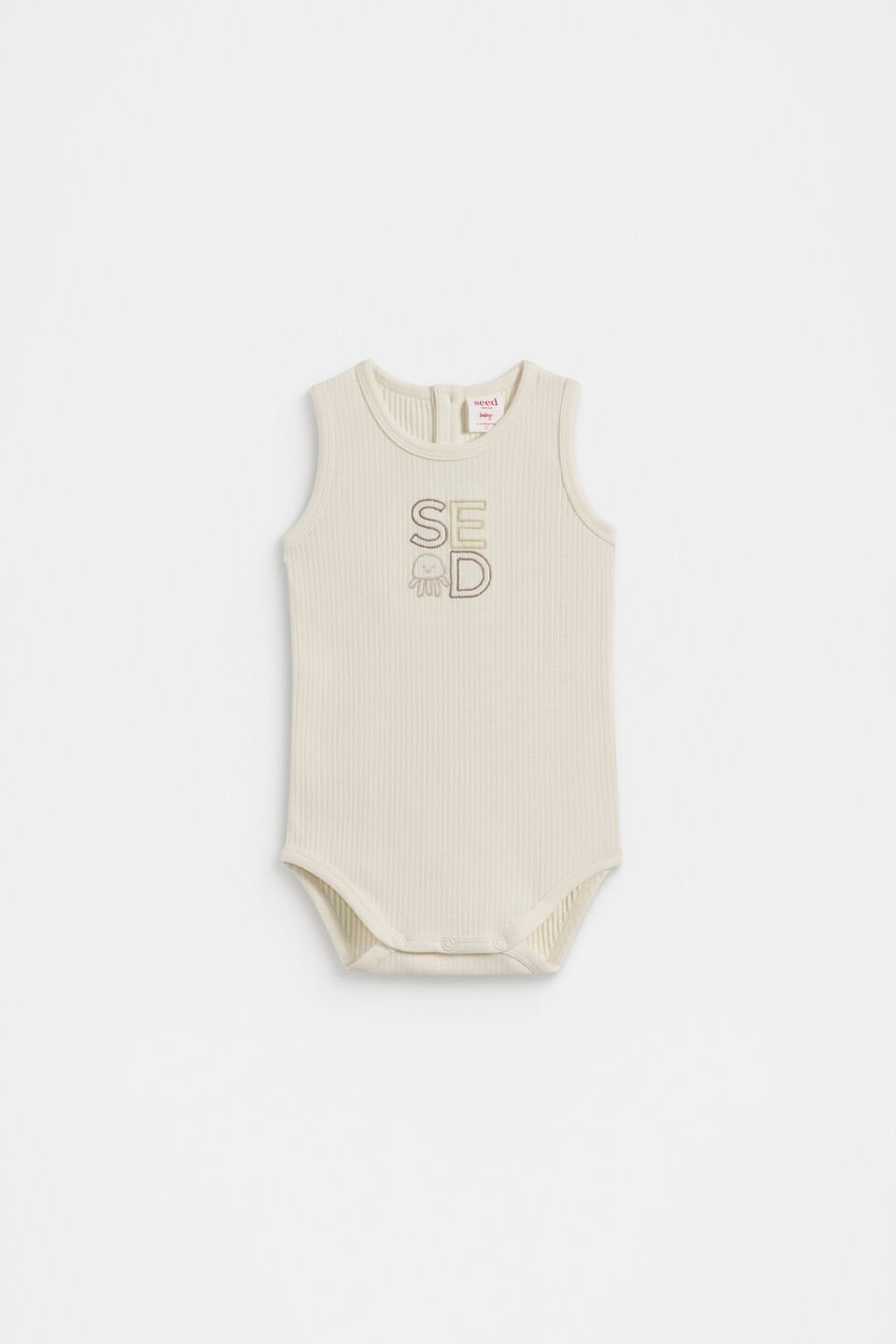 Jellyfish Logo Bodysuit  Milk