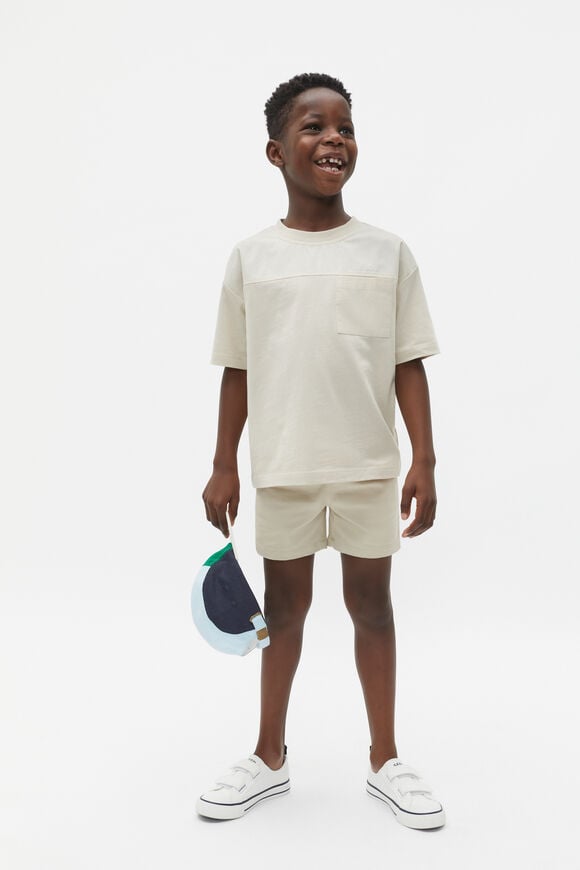 Spliced Tee  Cool Stone  hi-res