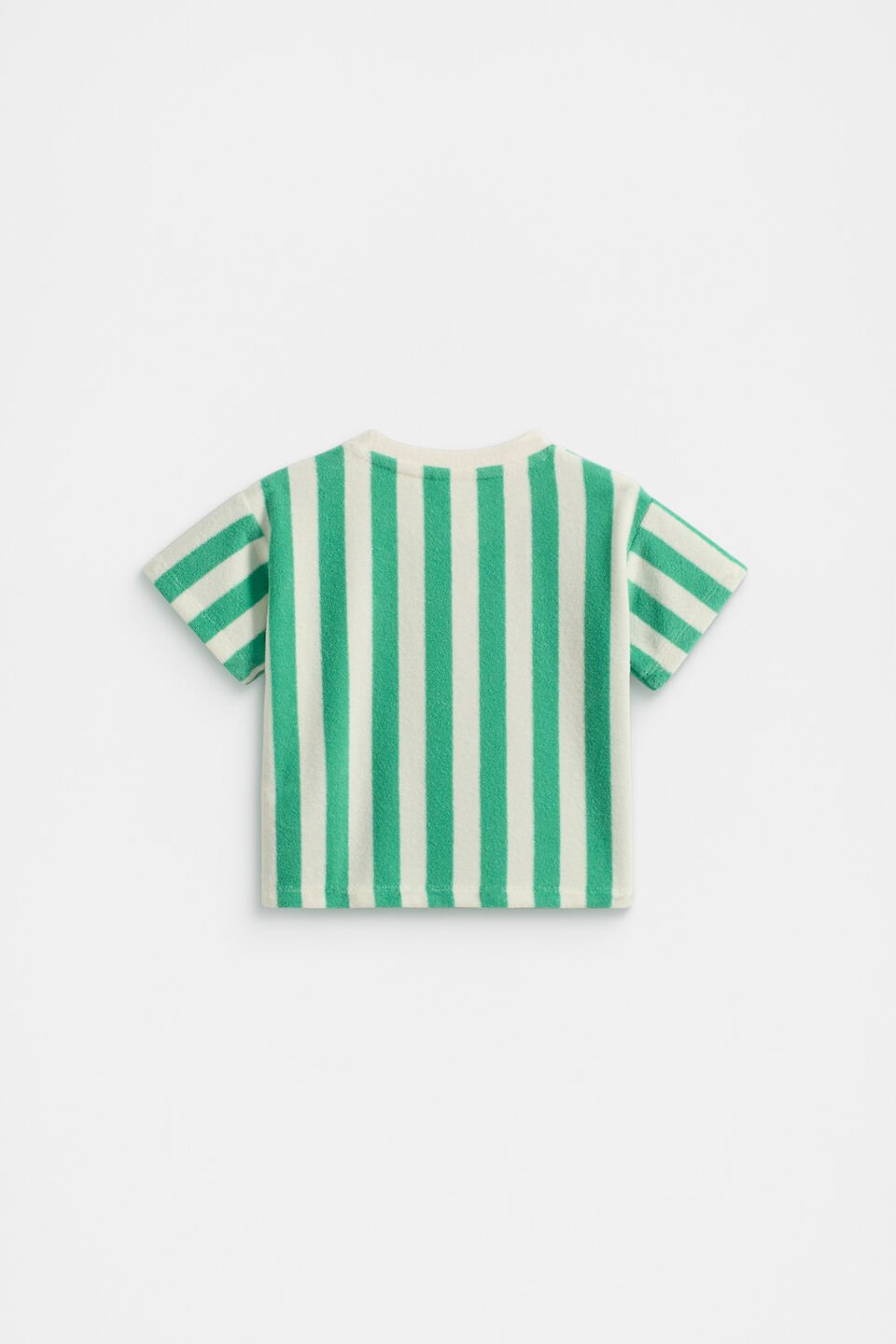 Towelling Tee  Deep Emerald