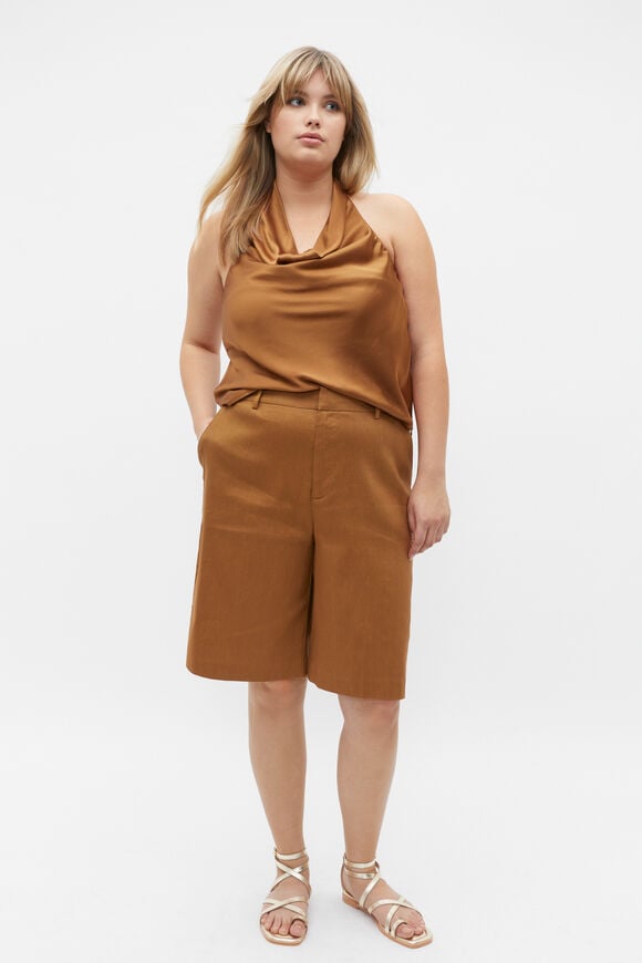 Tailored Longline Short  Cinnamon Spice  hi-res