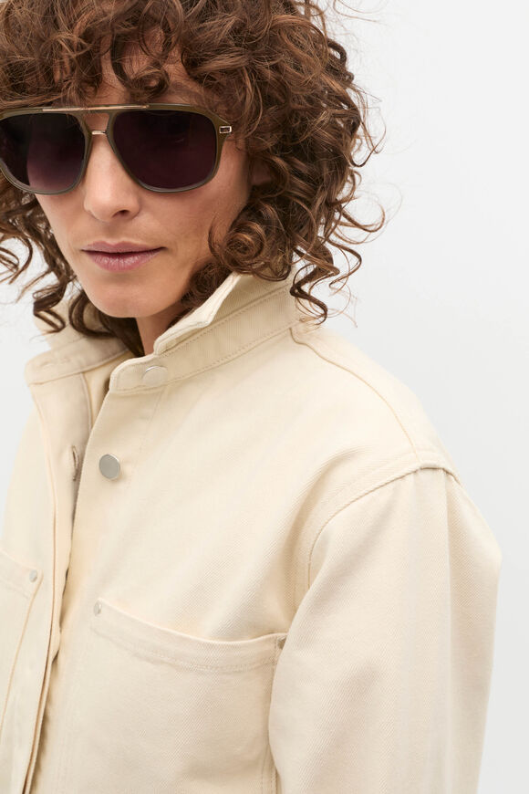 Amanda Aviator Sunglasses  Olive Leaf  hi-res