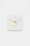 Lock and Key Necklace  Gold  hi-res