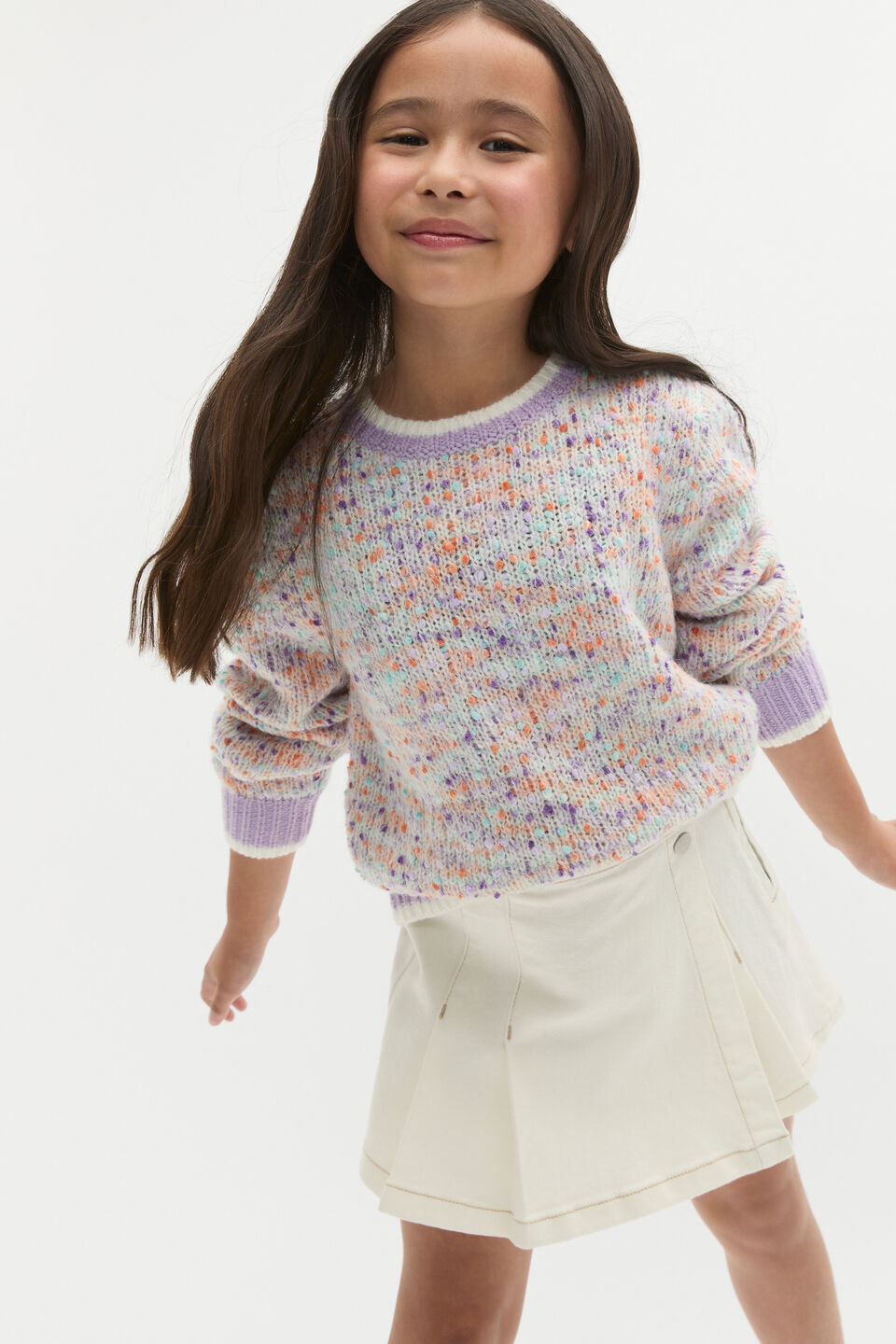 Rainbow Knit Sweater  Multi