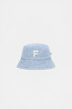 Blue Mini Initial Bucket Hat  F  hi-res