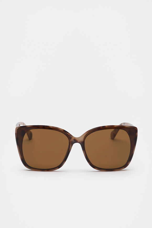 Hannah D Frame Sunglasses  Milky Tort  hi-res
