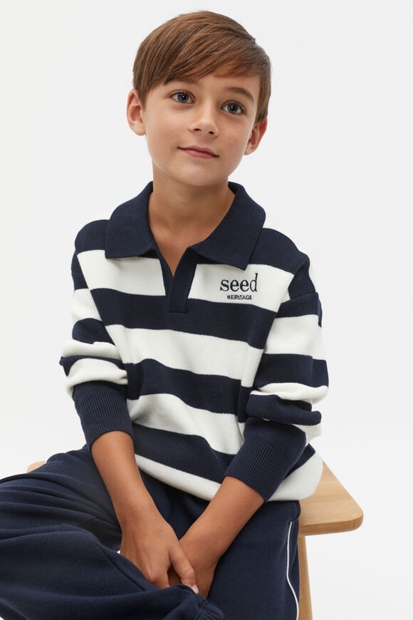 Essential Knit Sweater  Midnight Blue  hi-res