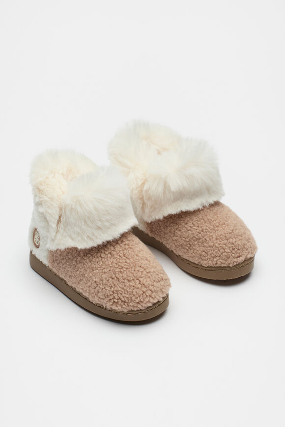 Colourblock House Boot  Chocolate Shake  hi-res