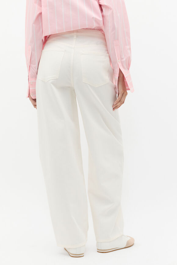 Barrel Leg Seam Front Jean  Cloud Cream  hi-res