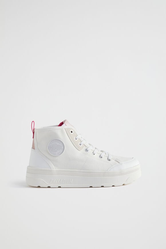 Palladium Pallasphalt Mid  White  hi-res