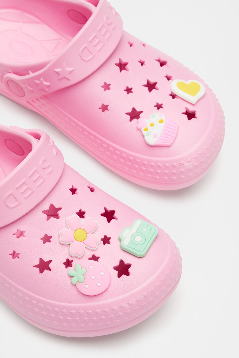 Star Moulded Clog  Candy Pink