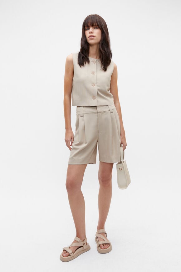 Tailored Utility Suit Short  Cool Sand  hi-res