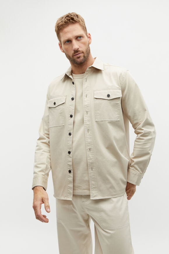 Utility Overshirt  Cool Stone  hi-res