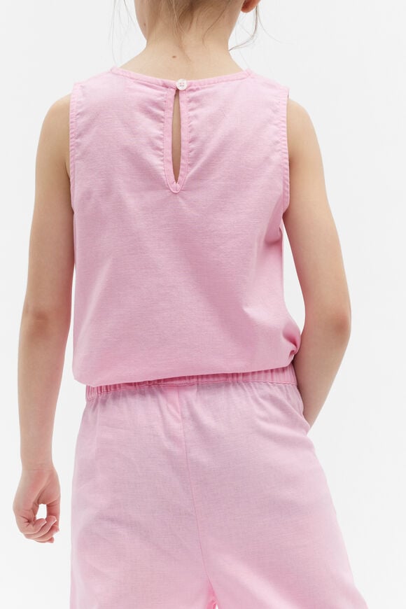 Scallop Trim Top  Candy Pink  hi-res