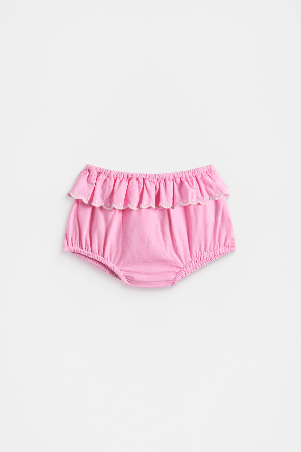 Scallop Trim Bloomer  Candy Pink