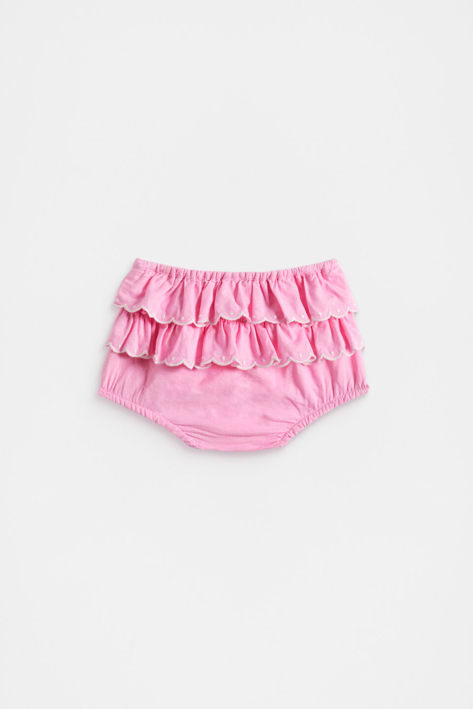 Scallop Trim Bloomer  Candy Pink